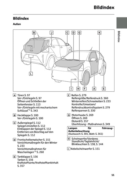 2025-2026 Toyota Aygo X Bedienungsanleitung | Deutsch