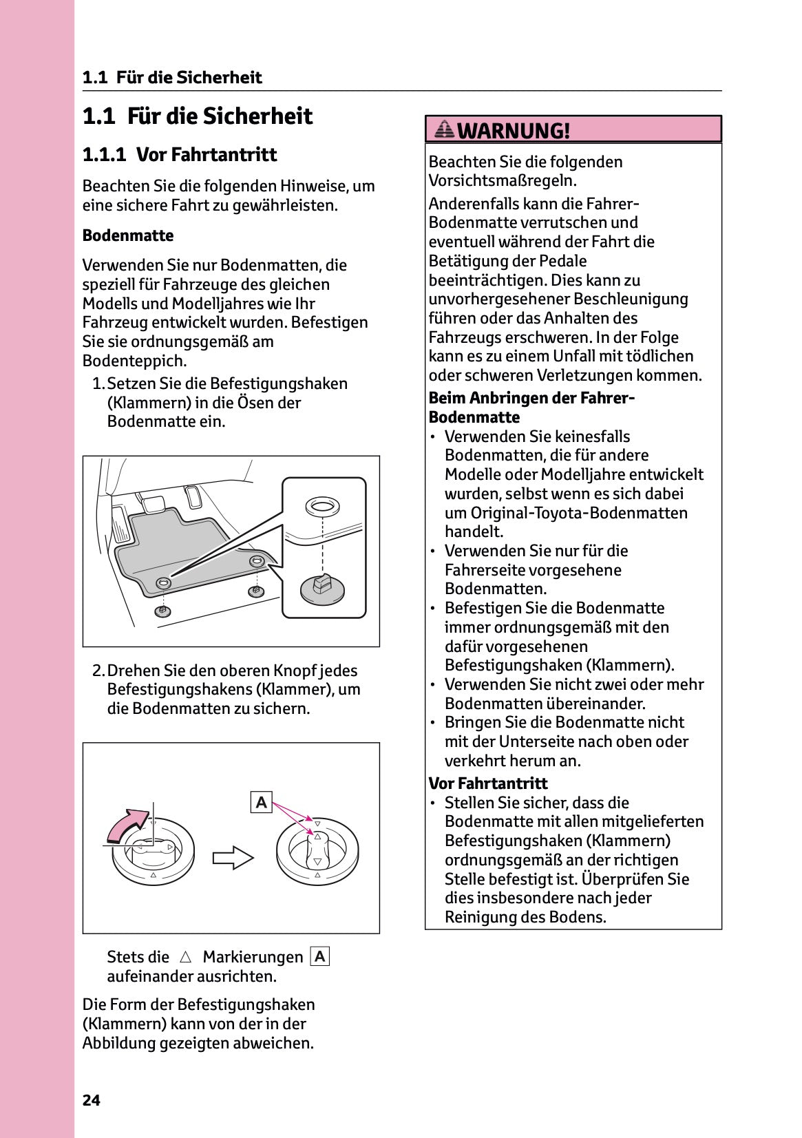 2025-2026 Toyota Aygo X Bedienungsanleitung | Deutsch