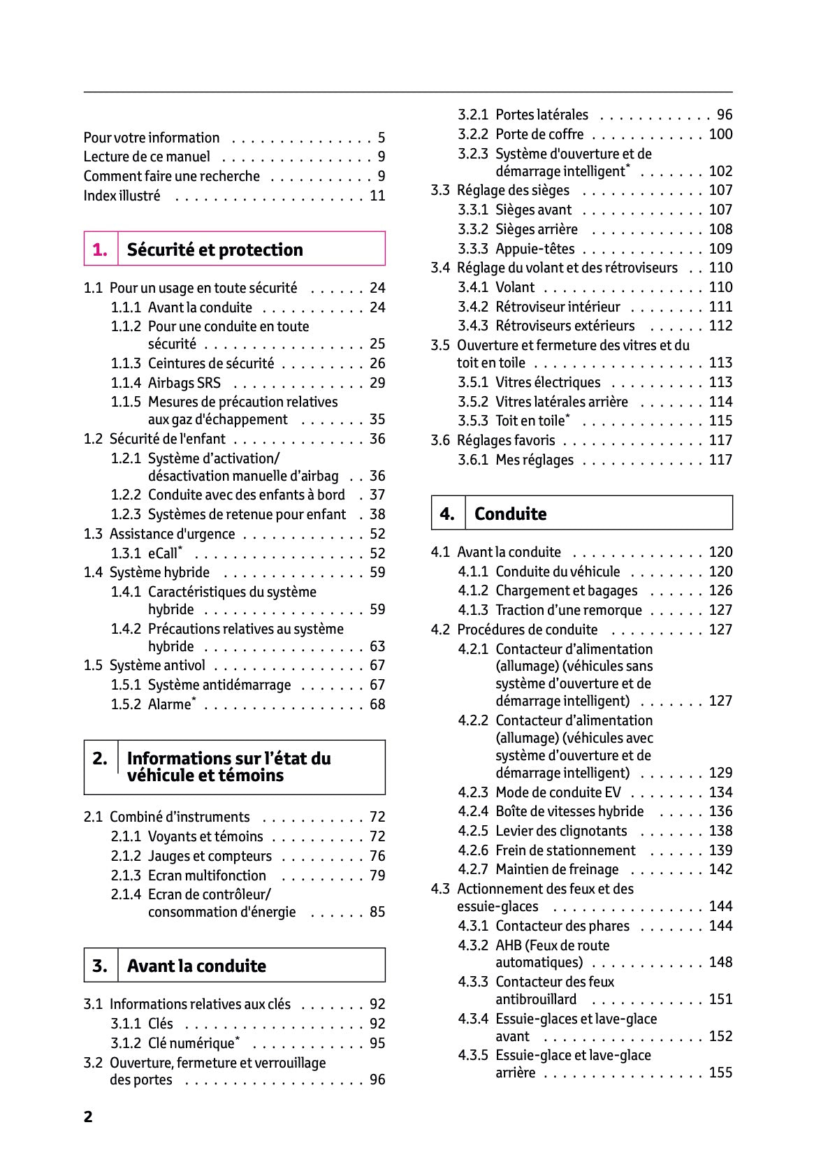 2025-2026 Toyota Aygo X Owner's Manual | French