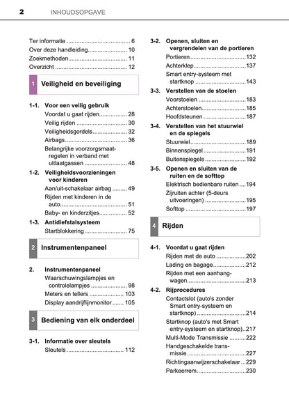 2020-2021 Toyota Aygo Owner's Manual | Dutch