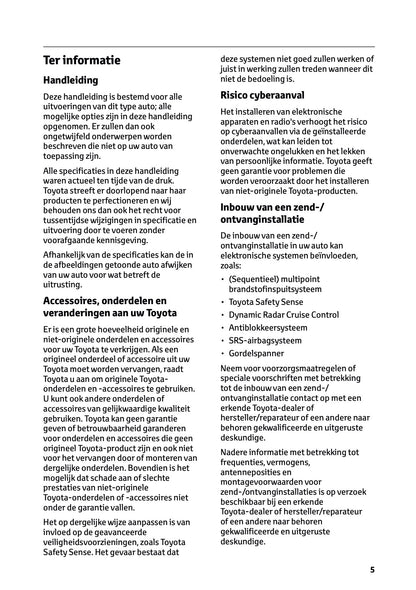 2025-2026 Toyota Aygo X Owner's Manual | Dutch