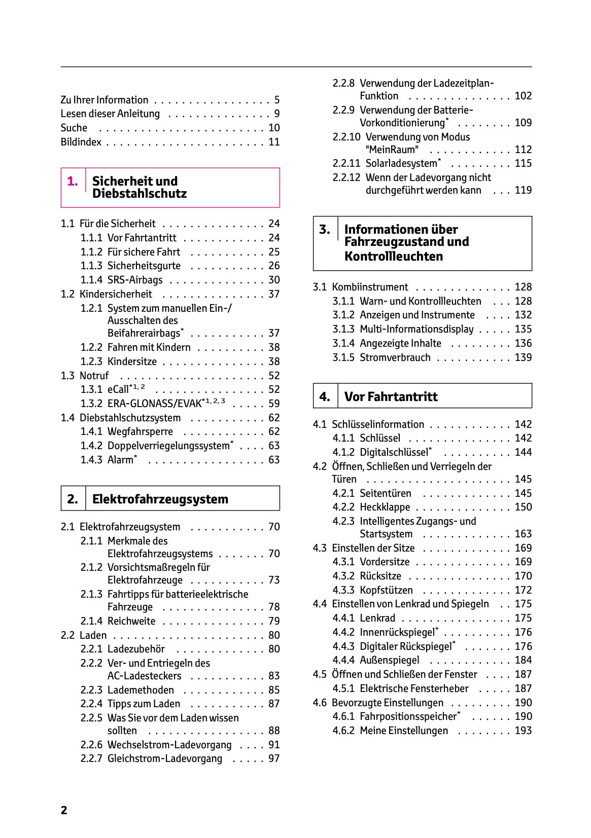 2025 Toyota bZ4X Bedienungsanleitung | Deutsch