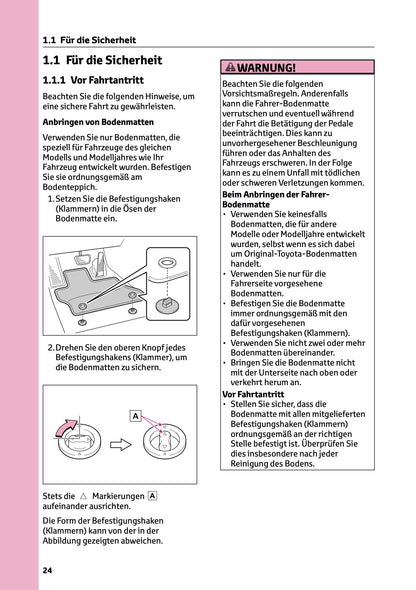 2025 Toyota bZ4X Bedienungsanleitung | Deutsch