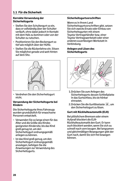2025 Toyota bZ4X Bedienungsanleitung | Deutsch