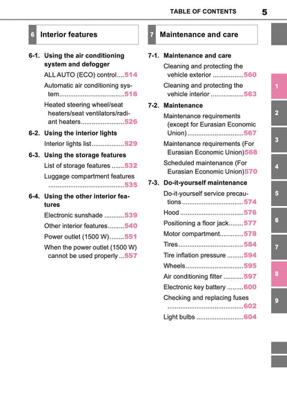 2025 Toyota bZ4X Owner's Manual | English