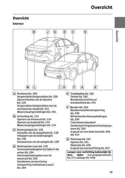 2025-2026 Toyota Camry Hybrid Owner's Manual | Dutch