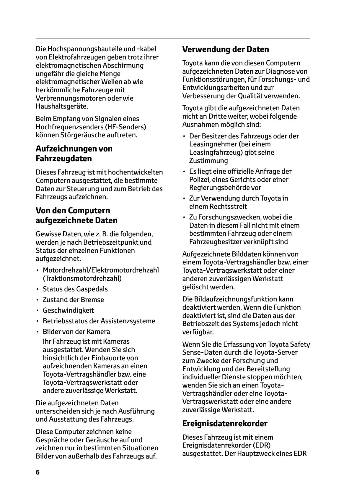 2026 Toyota C-HR Hybrid Owner's Manual | German