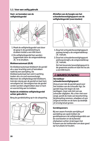 2024 Toyota C-HR Hybrid Owner's Manual | Dutch