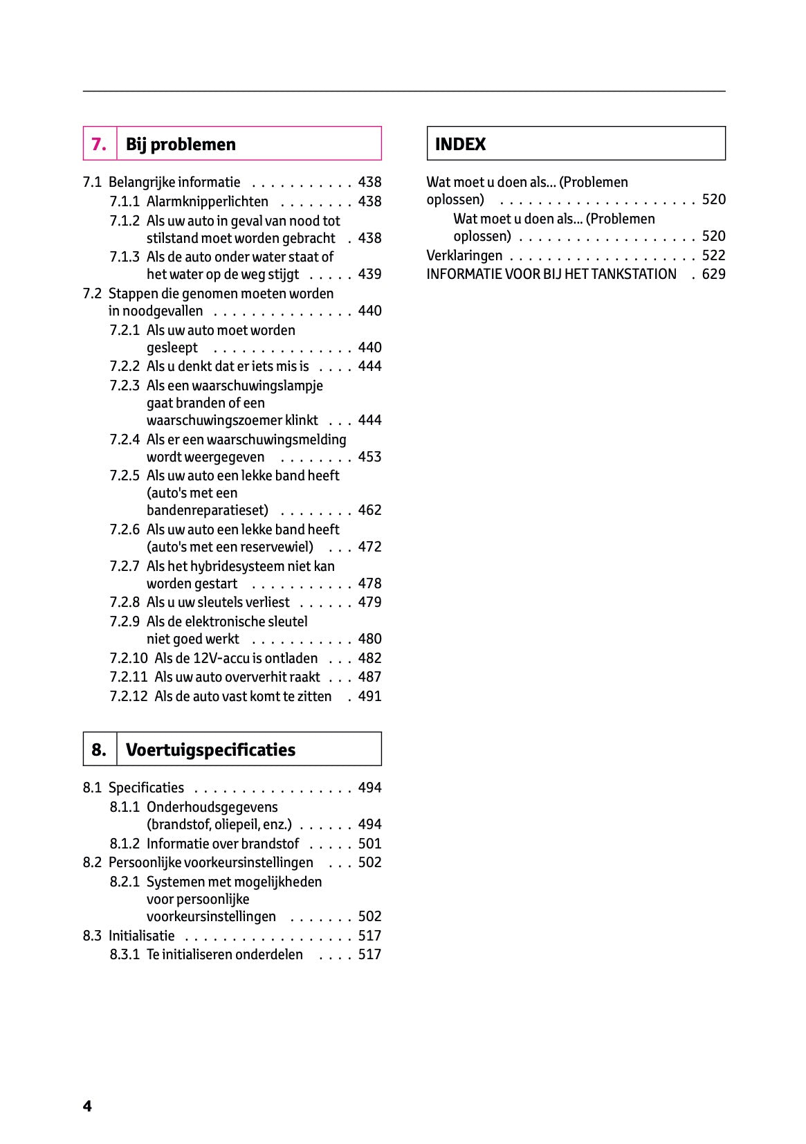 2023-2024 Toyota C-HR Hybrid Owner's Manual | Dutch