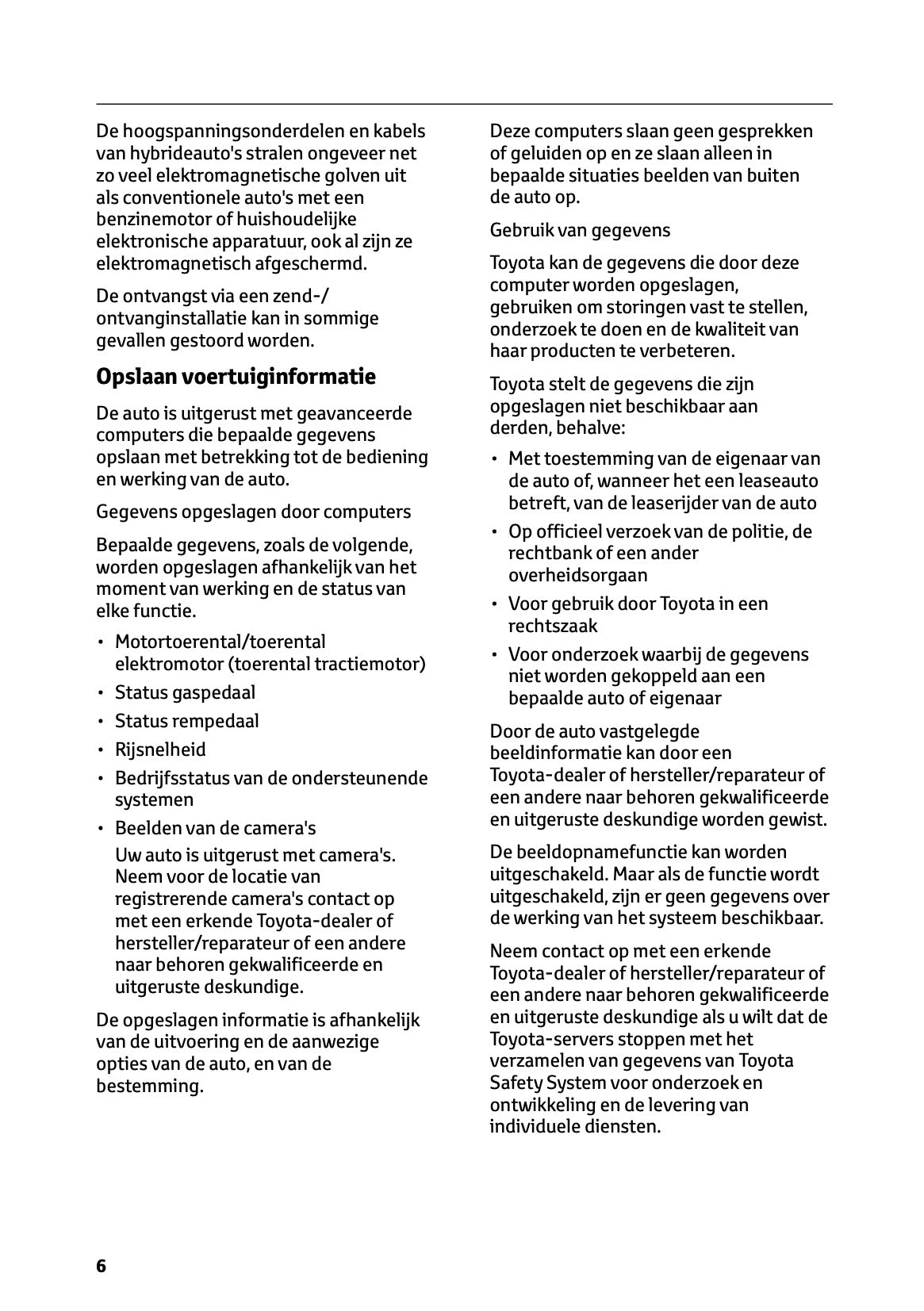 2023-2024 Toyota C-HR Hybrid Owner's Manual | Dutch