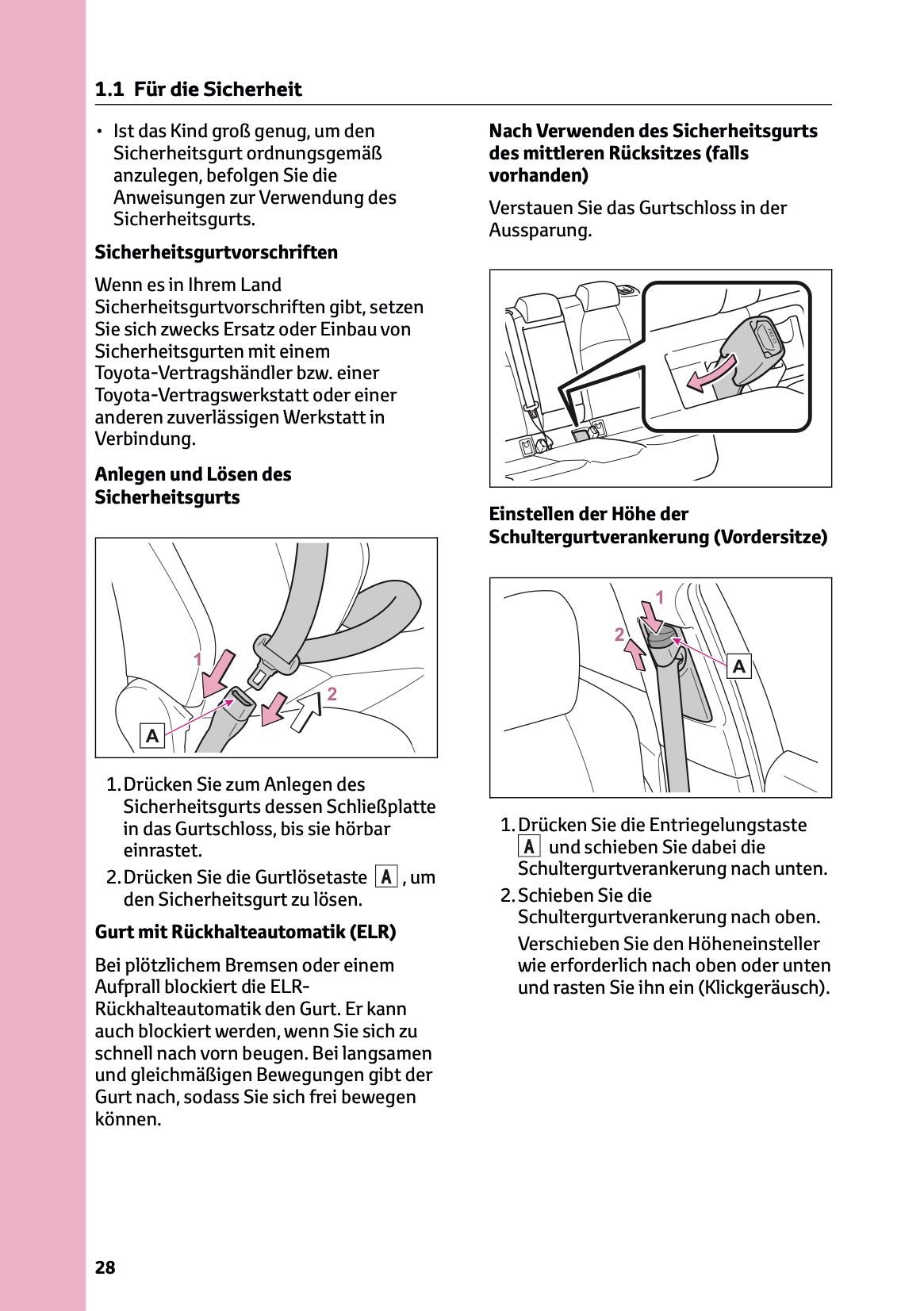 2026 Toyota Corolla Hybrid Hatchback/Touring Sports Owner's Manual | German