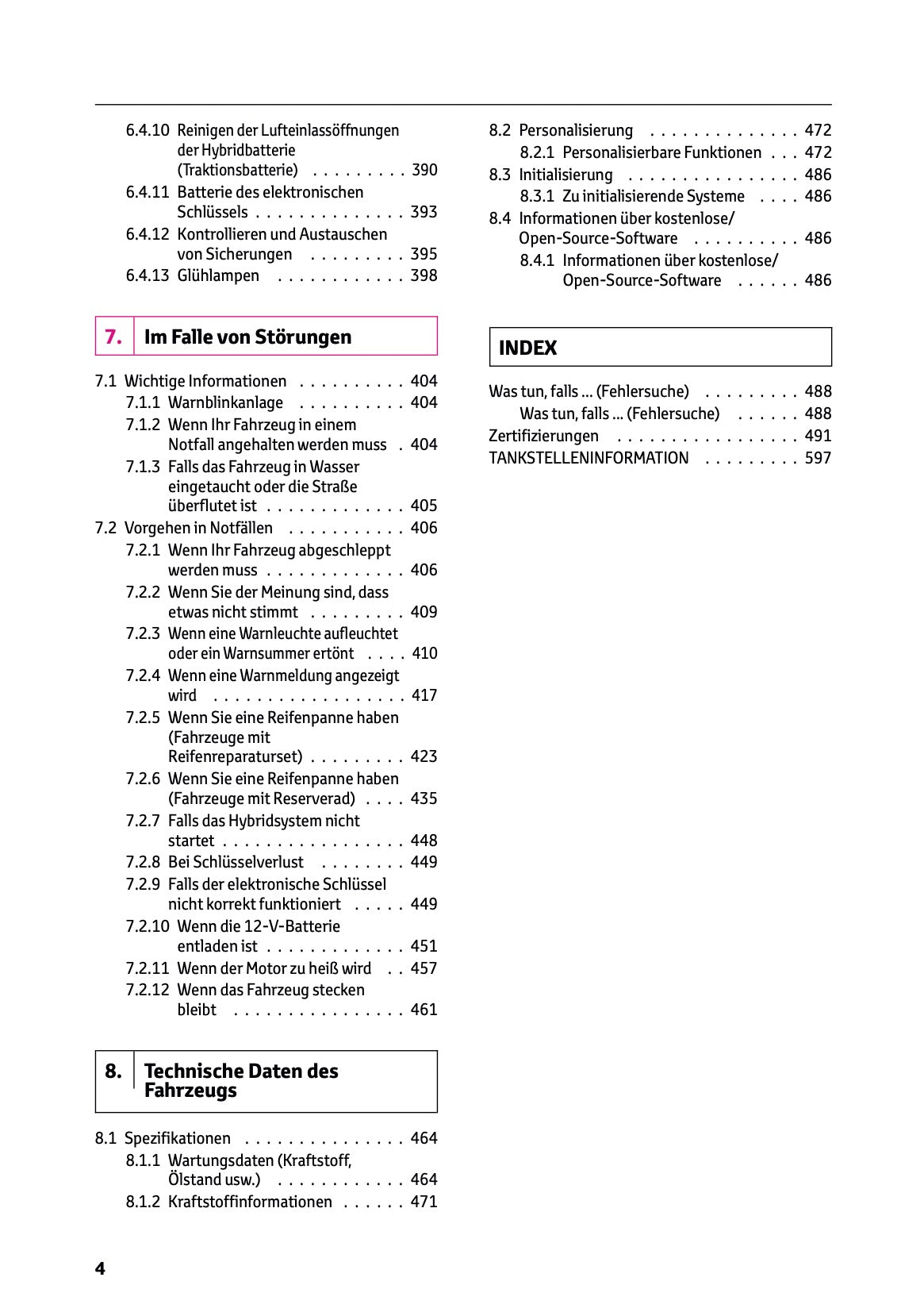 2026 Toyota Corolla Hybrid Hatchback/Touring Sports Owner's Manual | German