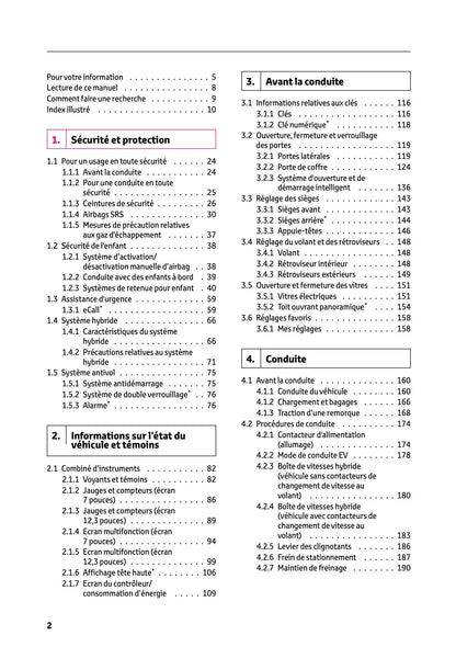 2026 Toyota Corolla Hybrid Hatchback/Touring Sports Owner's Manual | French