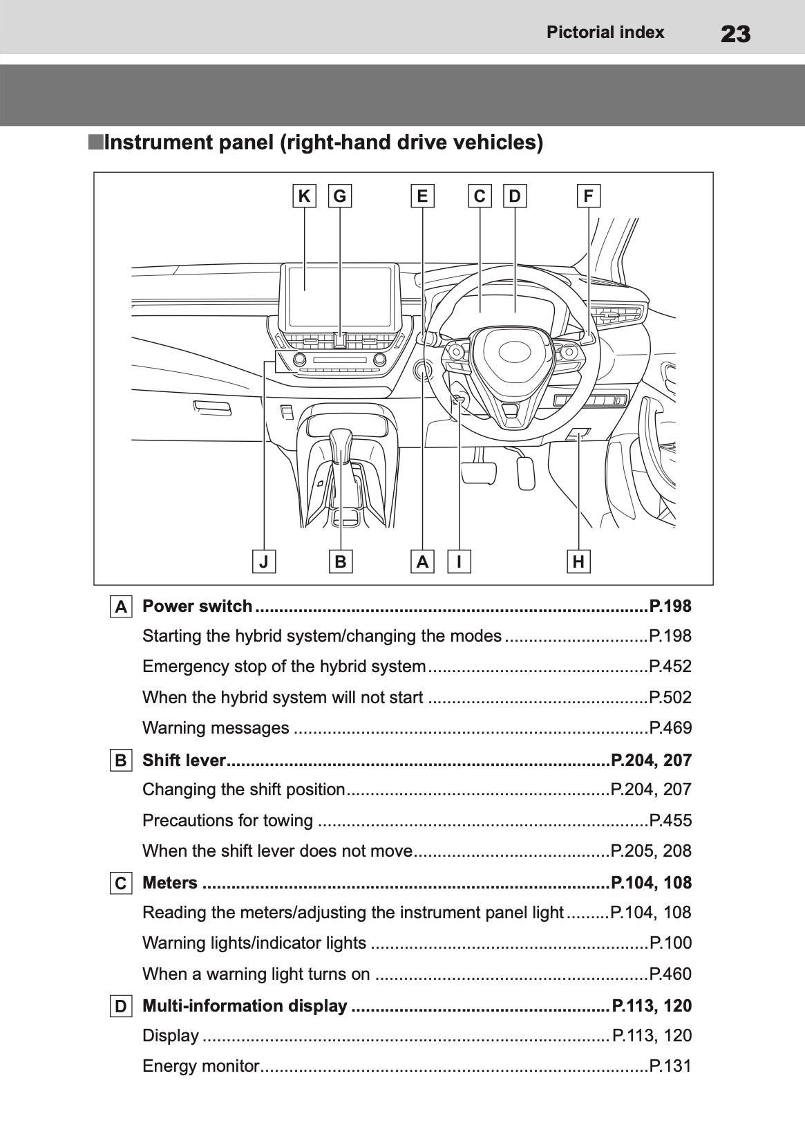 2026 Toyota Corolla Hybrid Hatchback/Touring Sports Owner's Manual | English