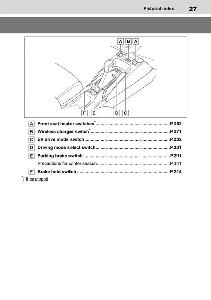 2026 Toyota Corolla Hybrid Hatchback/Touring Sports Owner's Manual | English