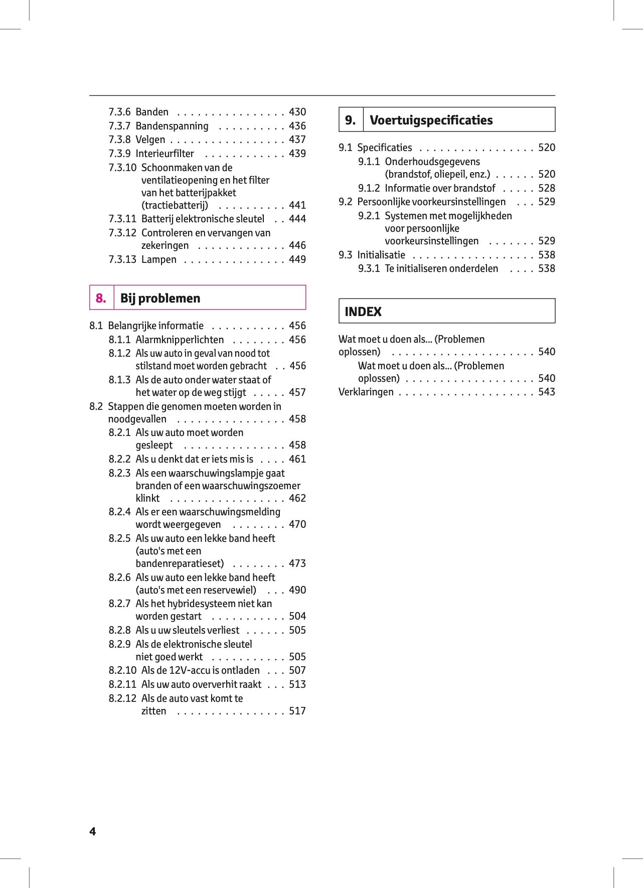 2022-2023 Toyota Corolla Hybrid Hatchback/Touring Sports Owner's Manual | Dutch
