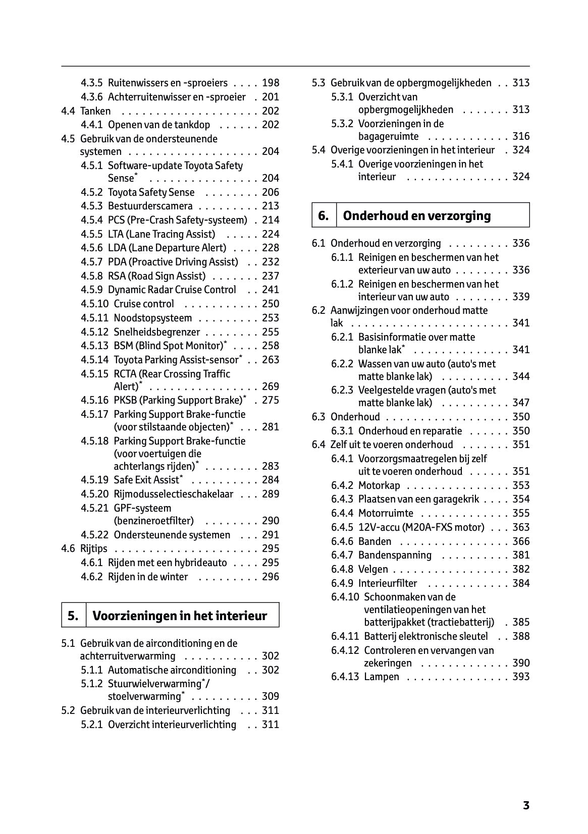 2026 Toyota Corolla Hybrid Hatchback/Touring Sports Owner's Manual | Dutch
