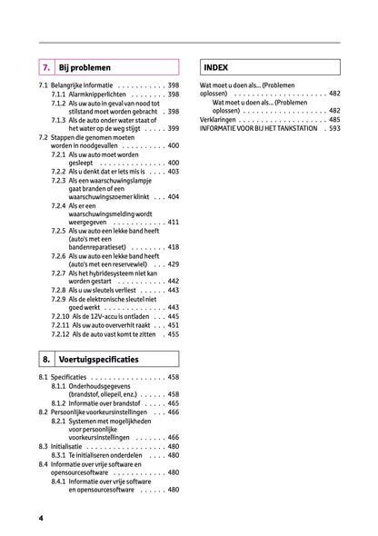 2026 Toyota Corolla Hybrid Hatchback/Touring Sports Owner's Manual | Dutch