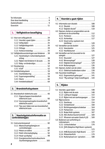 2025-2026 Toyota Mirai Owner's Manual | Dutch