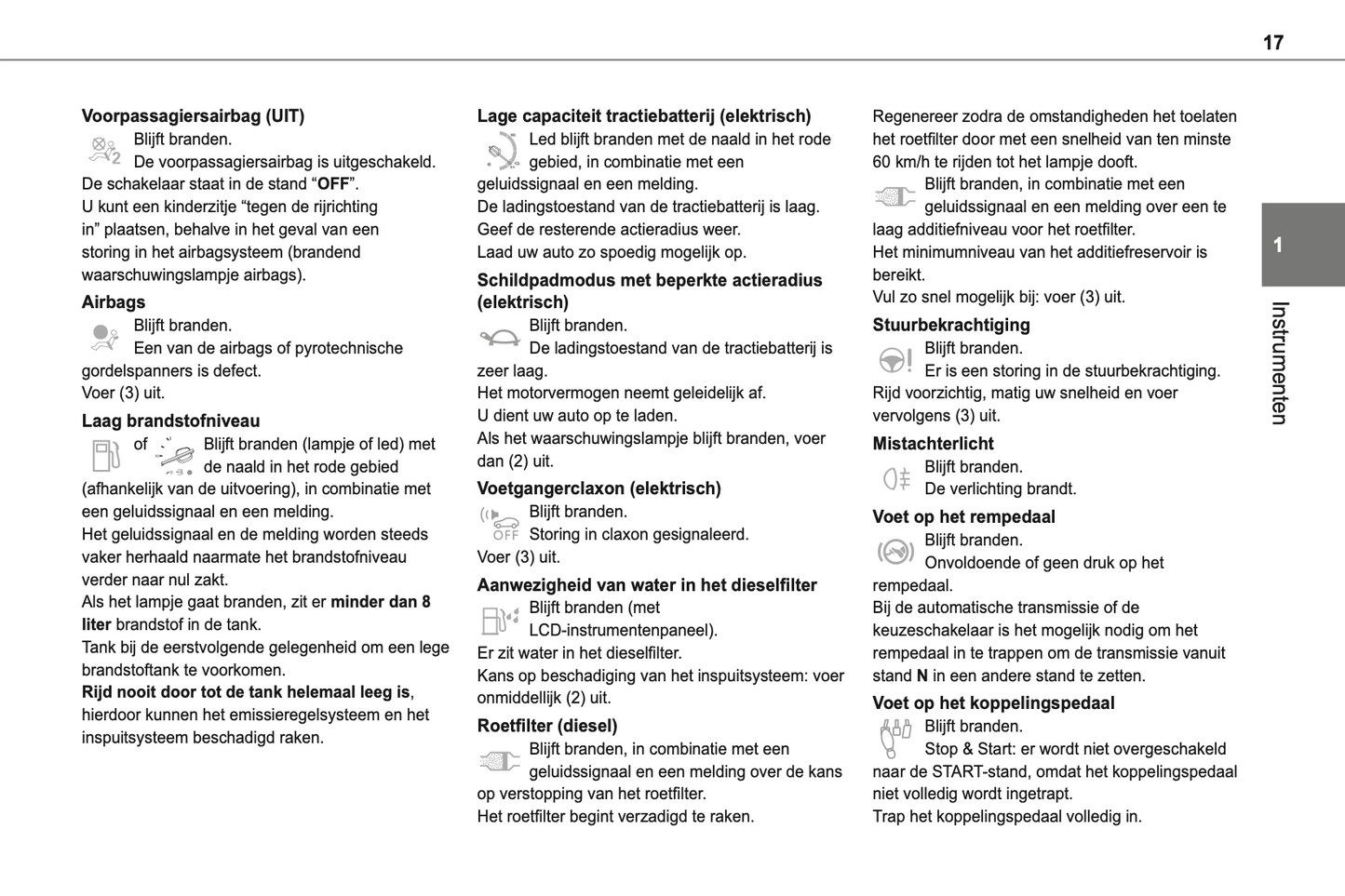 2021-2022 Toyota Proace Van/Proace Verso Owner's Manual | Dutch