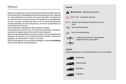 2024-2025 Toyota Proace City/Proace City Verso Owner's Manual | Dutch