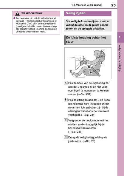 2020-2021 Toyota RAV4 Owner's Manual | Dutch