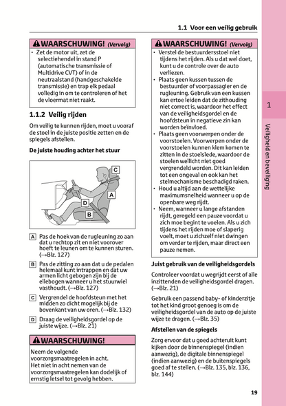 2021-2022 Toyota RAV4 Owner's Manual | Dutch