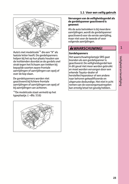 2021-2022 Toyota RAV4 Owner's Manual | Dutch