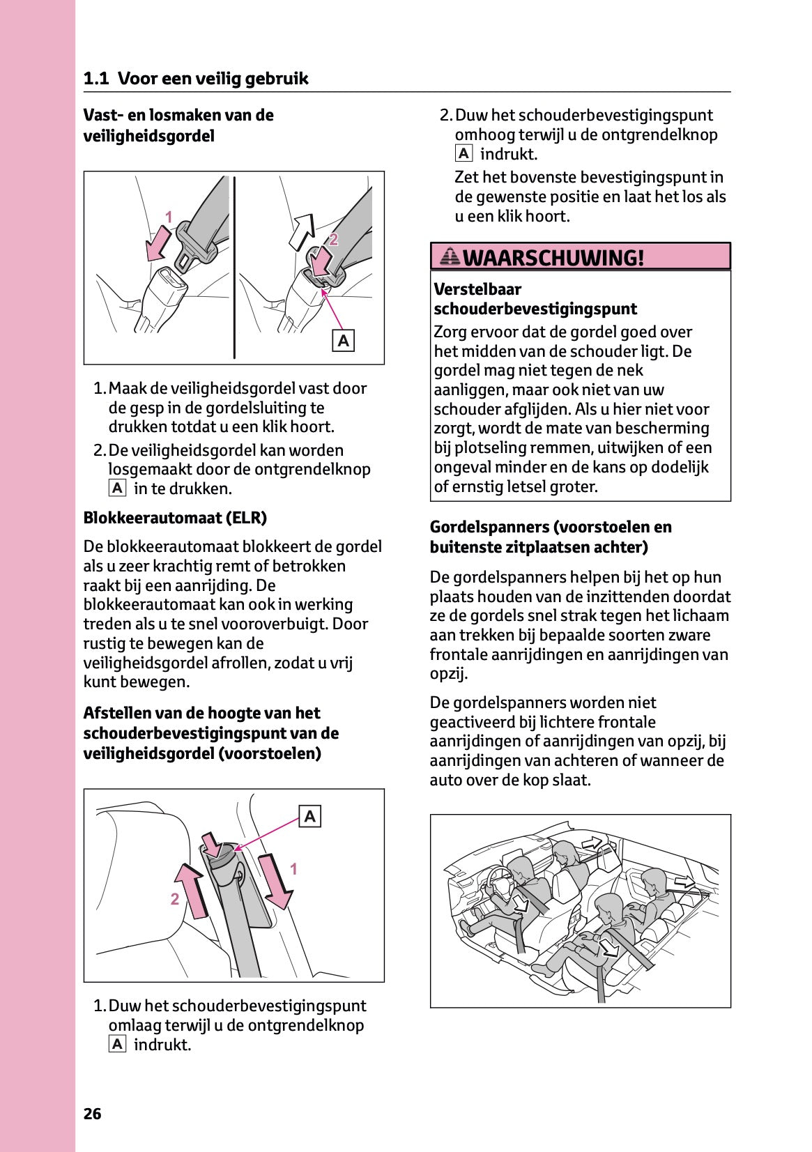 2024-2025 Toyota RAV4 Plug-in-Hybrid Owner's Manual | Dutch