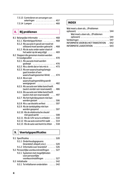 2024-2025 Toyota RAV4 Plug-in-Hybrid Owner's Manual | Dutch