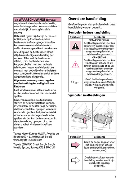 2024-2025 Toyota RAV4 Plug-in-Hybrid Owner's Manual | Dutch