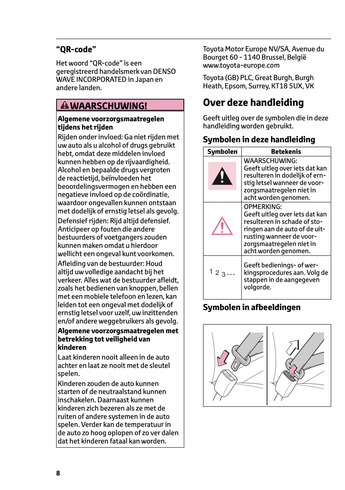 2024 Toyota Yaris Cross Hybrid Owner's Manual | Dutch