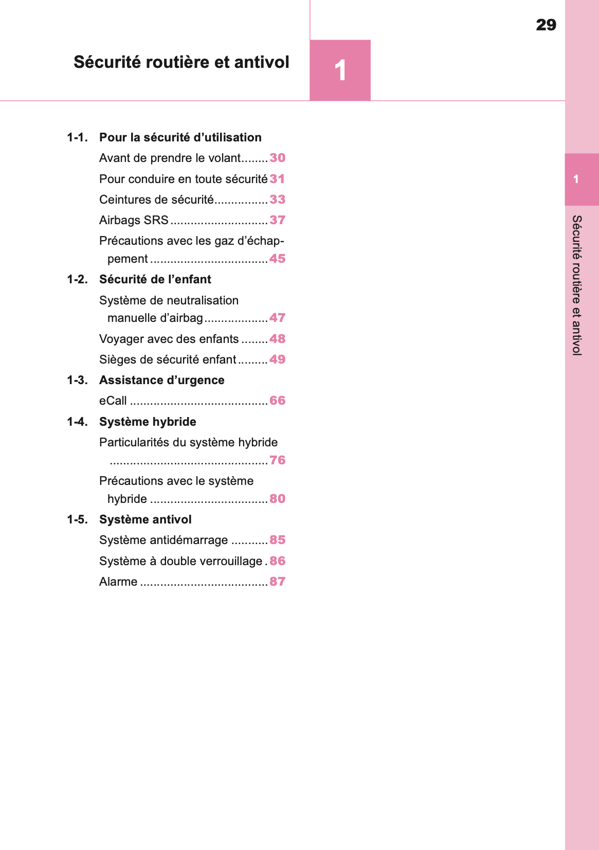 2023 Toyota Yaris Hybrid Owner's Manual | French