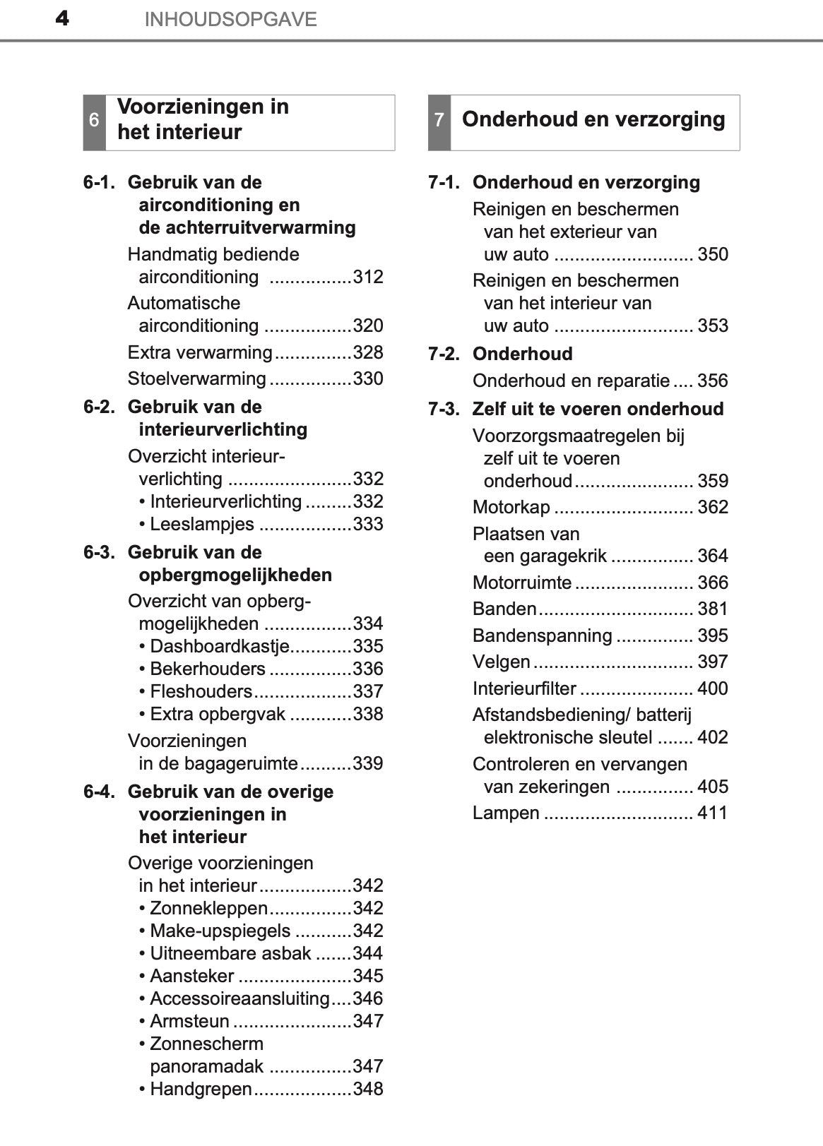 2016-2017 Toyota Yaris Owner's Manual | Dutch
