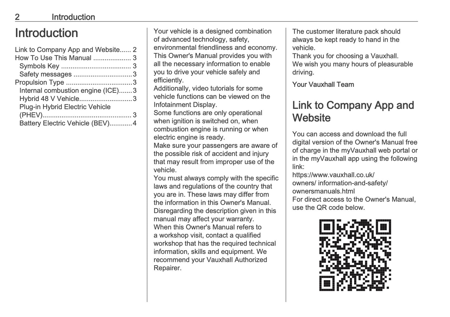 2026 Vauxhall Astra Owner's Manual | English