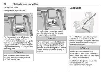 2026 Vauxhall Astra Owner's Manual | English