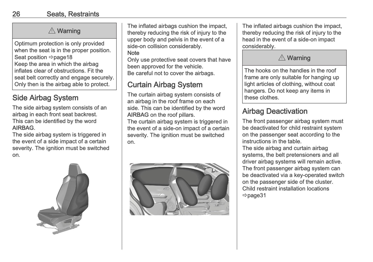 2025-2026 Vauxhall Frontera Owner's Manual | English