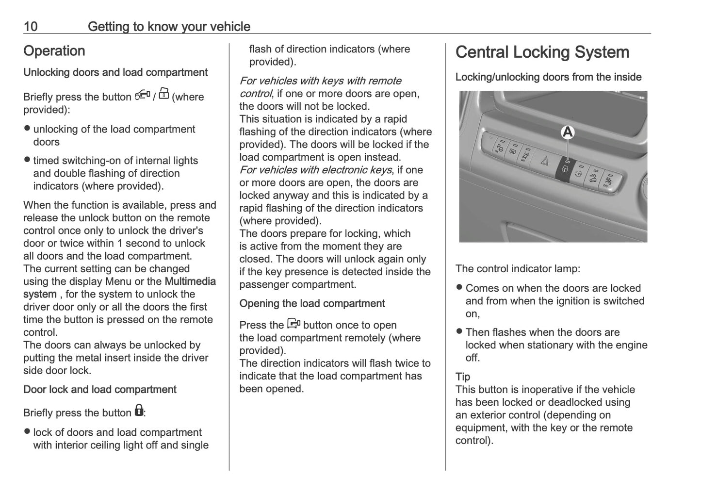 2026 Vauxhall Movano Owner's Manual | English