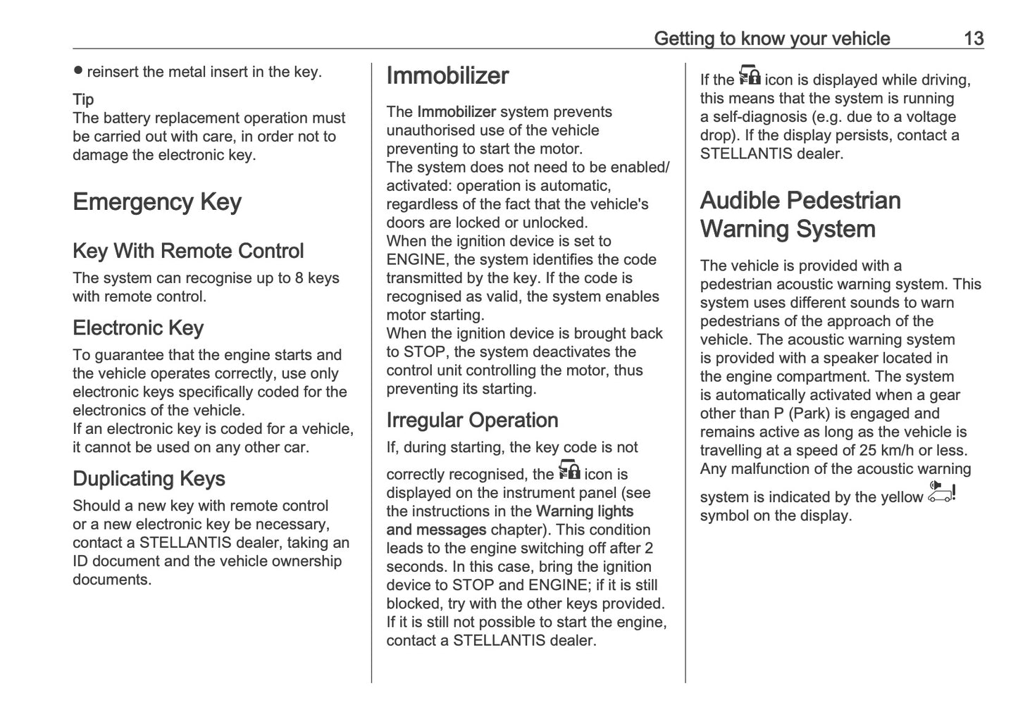 2026 Vauxhall Movano Owner's Manual | English