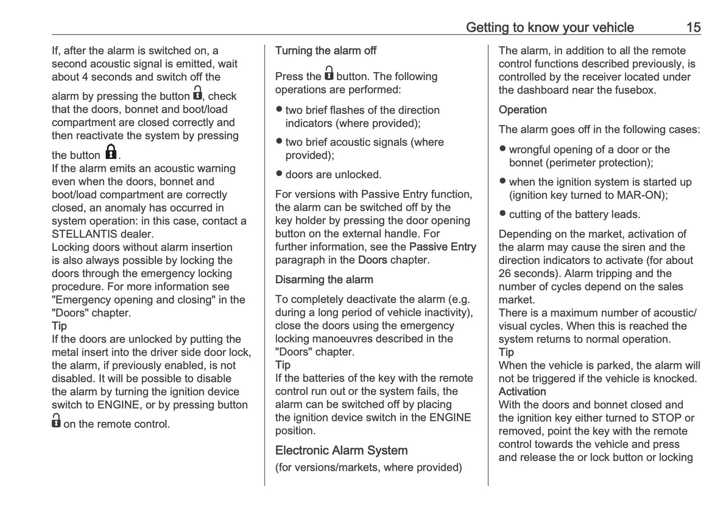 2026 Vauxhall Movano Owner's Manual | English