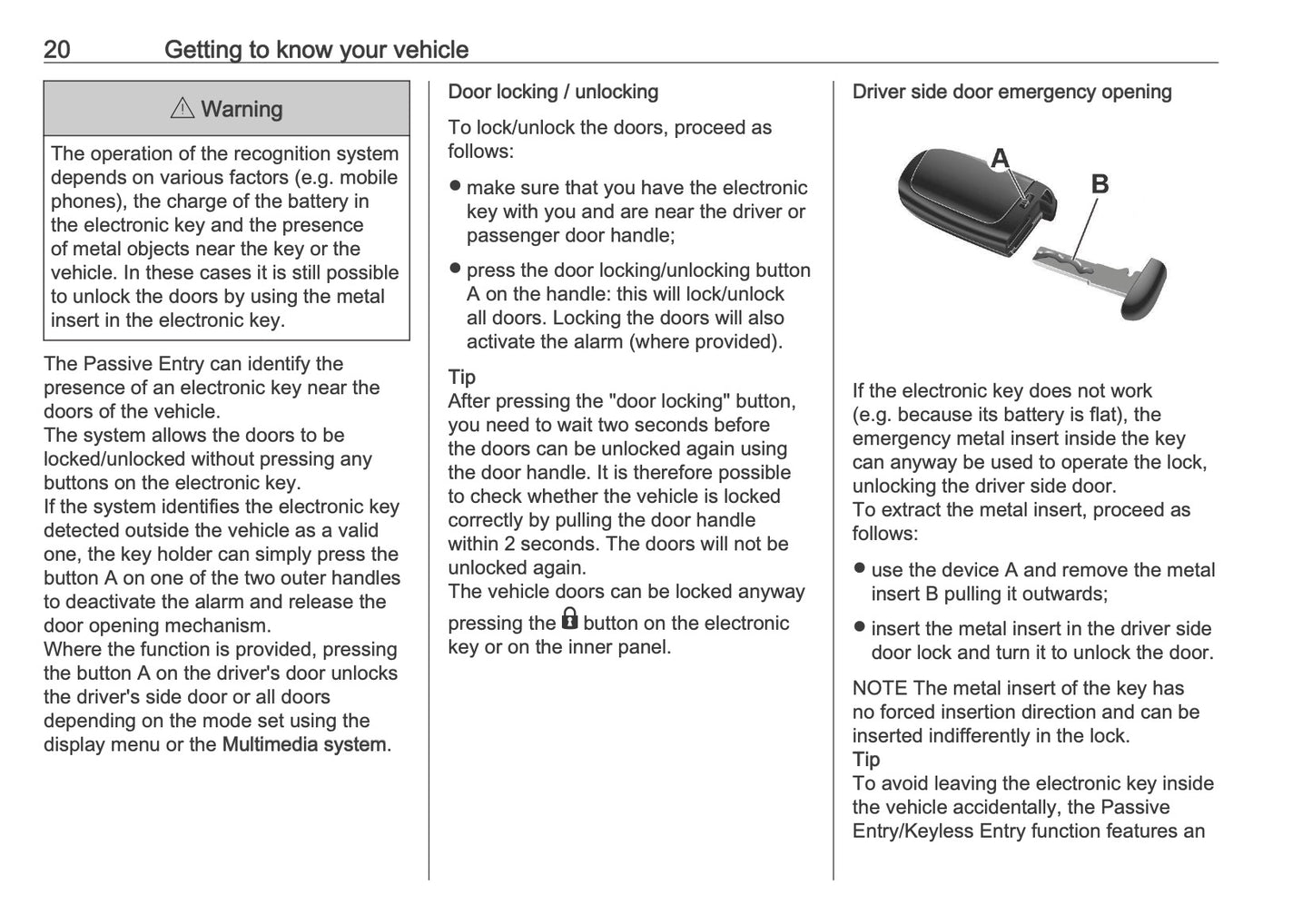 2026 Vauxhall Movano Owner's Manual | English