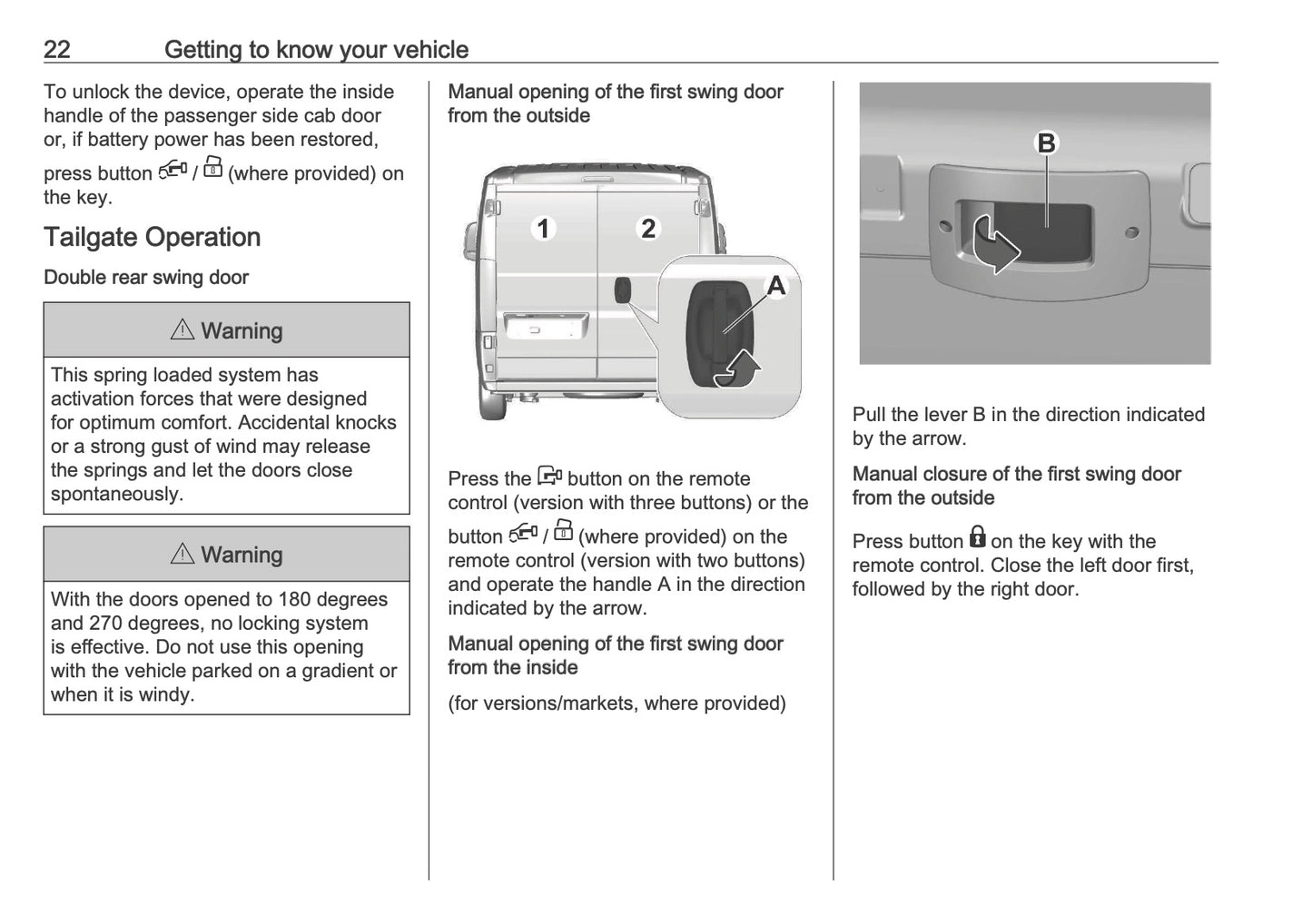 2026 Vauxhall Movano Owner's Manual | English