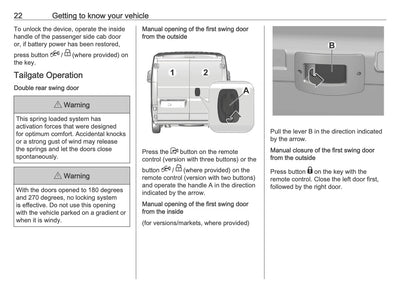 2026 Vauxhall Movano Owner's Manual | English