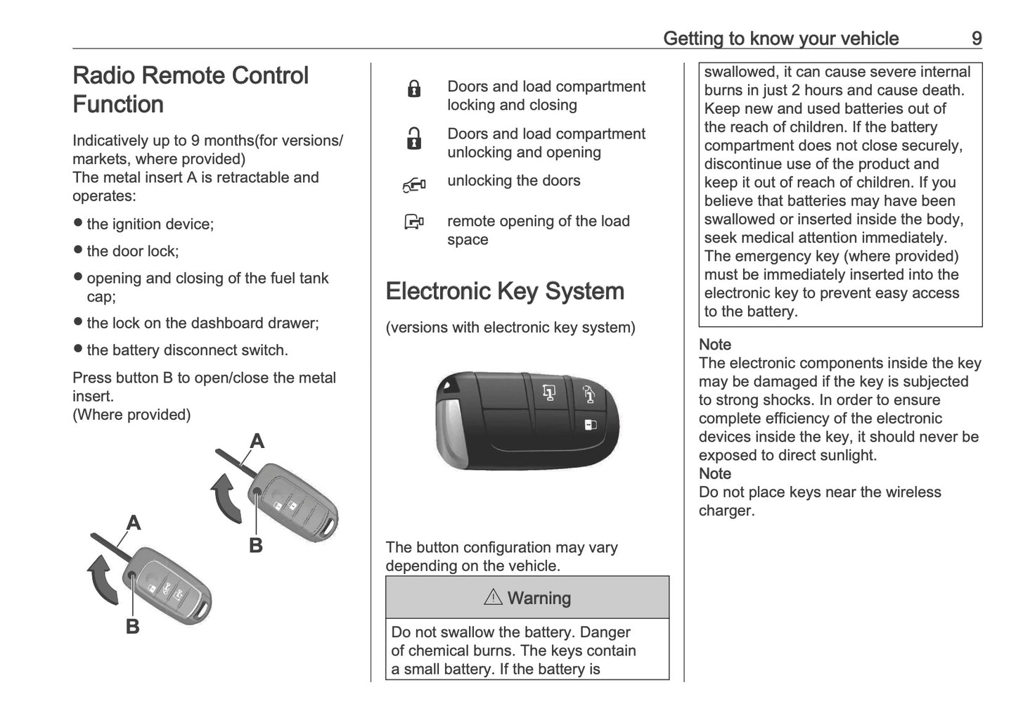 2026 Vauxhall Movano Owner's Manual | English