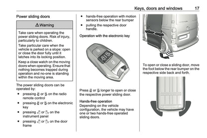 2024-2025 Vauxhall Vivaro Owner's Manual | English