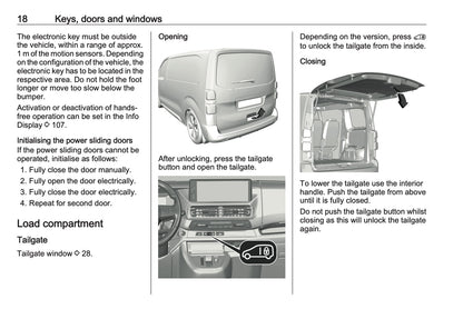 2024-2025 Vauxhall Vivaro Owner's Manual | English