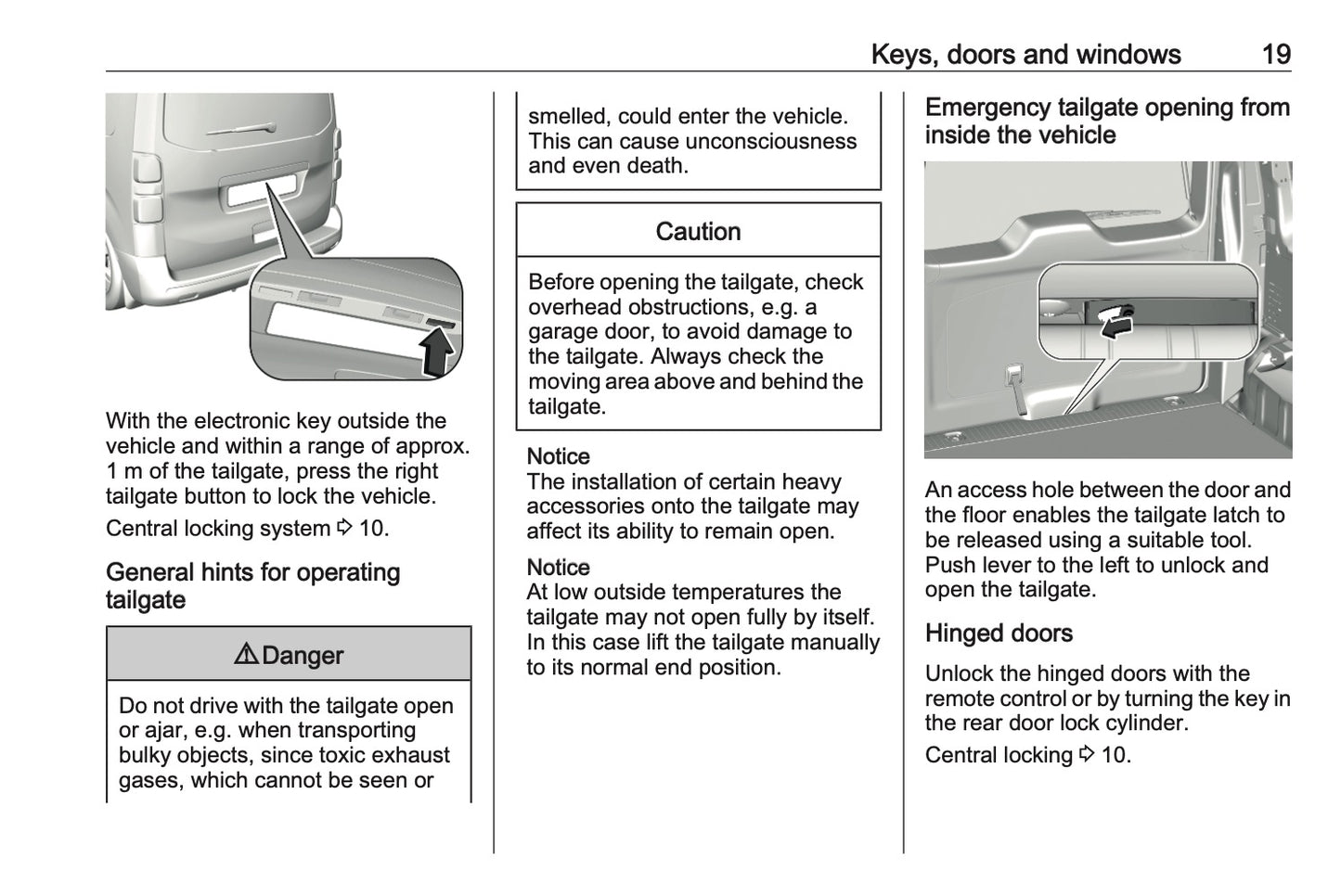 2024-2025 Vauxhall Vivaro Owner's Manual | English