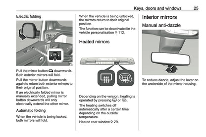 2024-2025 Vauxhall Vivaro Owner's Manual | English