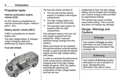2024-2025 Vauxhall Vivaro Owner's Manual | English