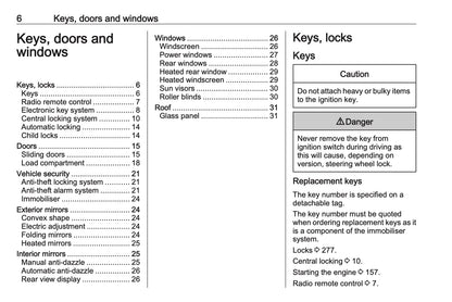 2024-2025 Vauxhall Vivaro Owner's Manual | English